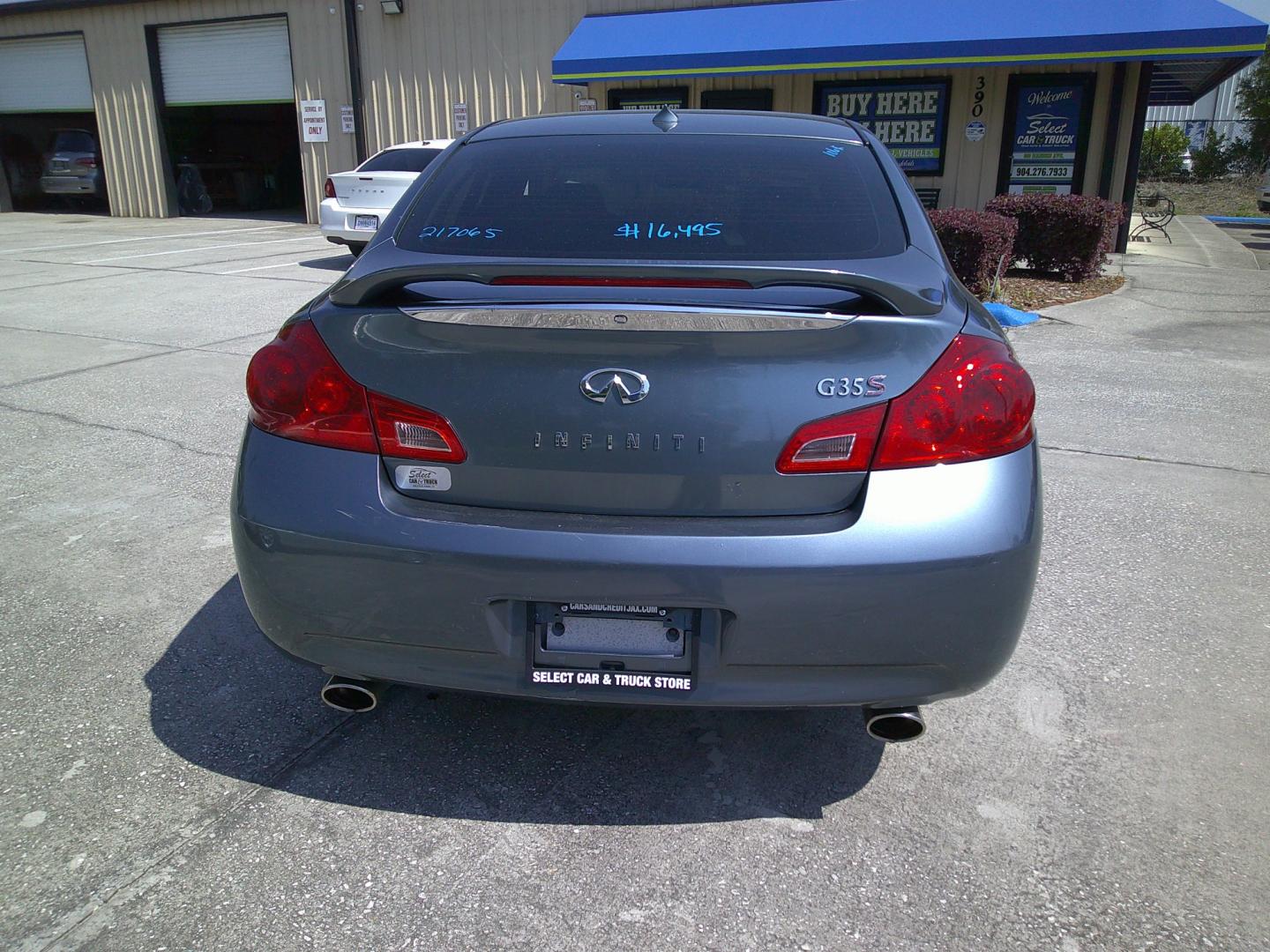 2008 BLUE INFINITI G35 BASE; SPORT; JOU (JNKBV61E18M) , located at 390 Hansen Avenue, Orange Park, FL, 32065, (904) 276-7933, 30.130497, -81.787529 - Photo#3